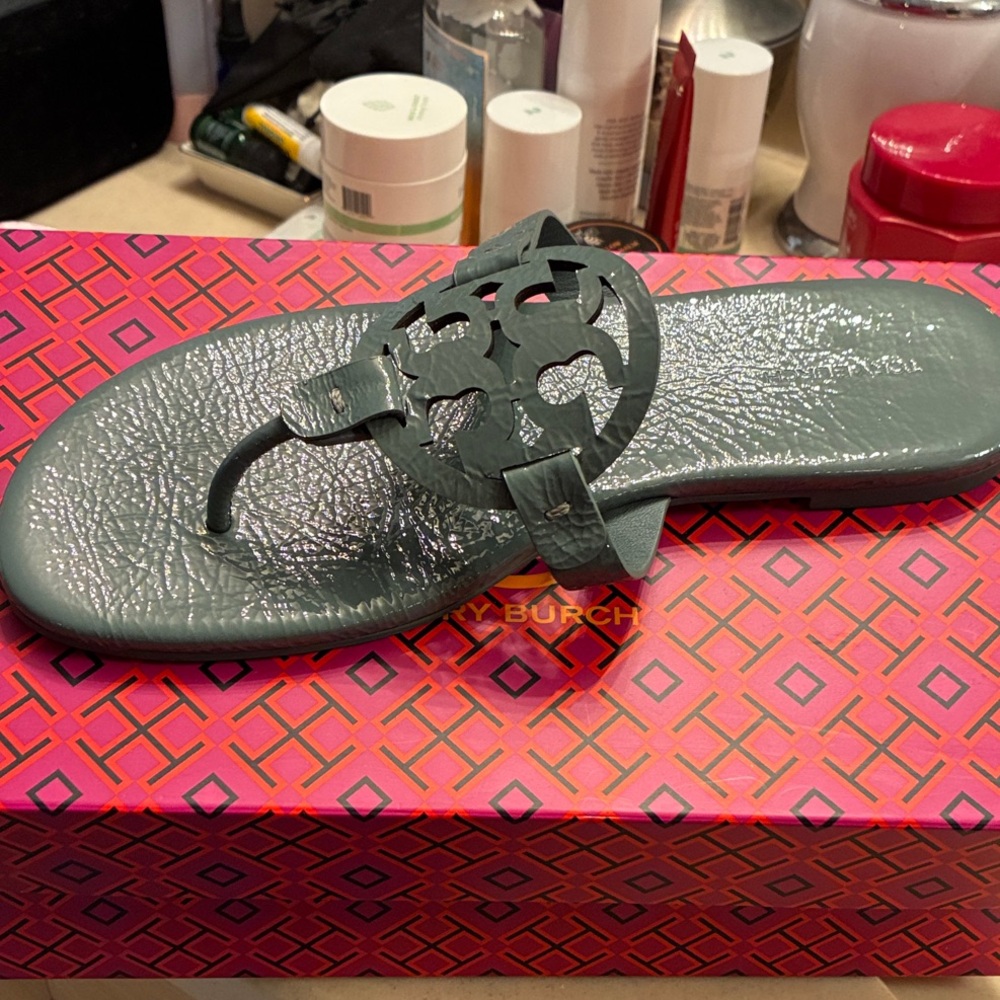 Tory Burch Green Sandals